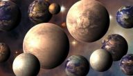 خصائص كواكب المجموعة الشمسية
