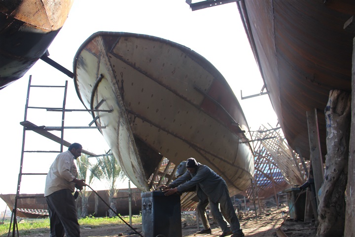 الخشب المستخدم في صناعة السفن