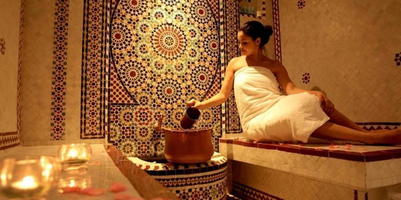 خلطة الحمام المغربي بالحناء