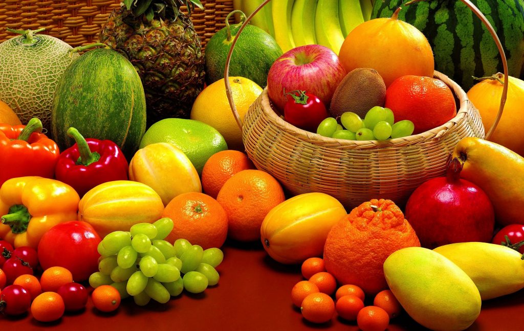 أنواع الفواكه والخضروات