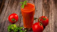 فوائد عصير الطماطم والبقدونس