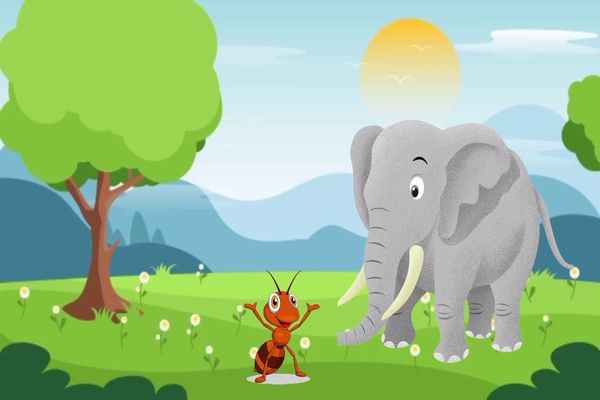 قصة النملة والفيل
