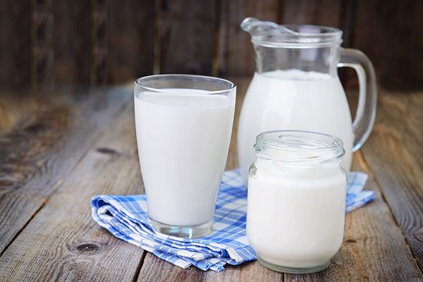 أنواع الحليب السائل