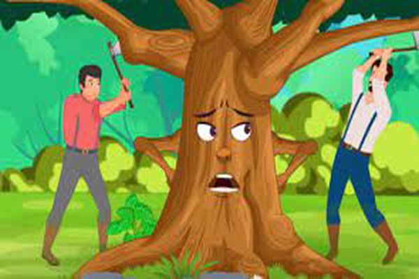 قصة قصيرة عن قطع الأشجار