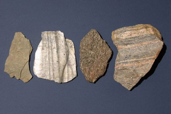 أنواع الصخور المتحولة