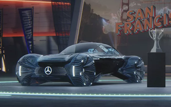 مرسيدس تطلق أول سيارة عرض افتراضية لبطولة League of Legends